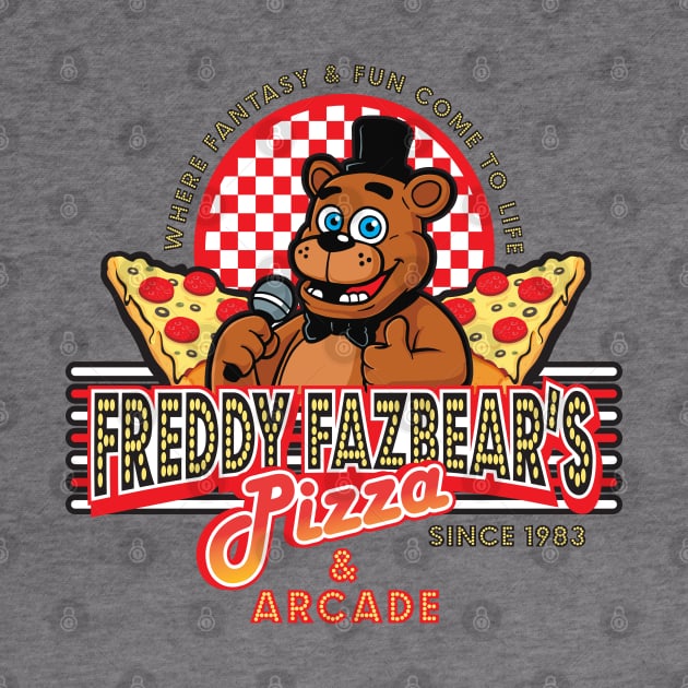 Freddy Fazbear's Pizza Since 1983 Lts by Alema Art